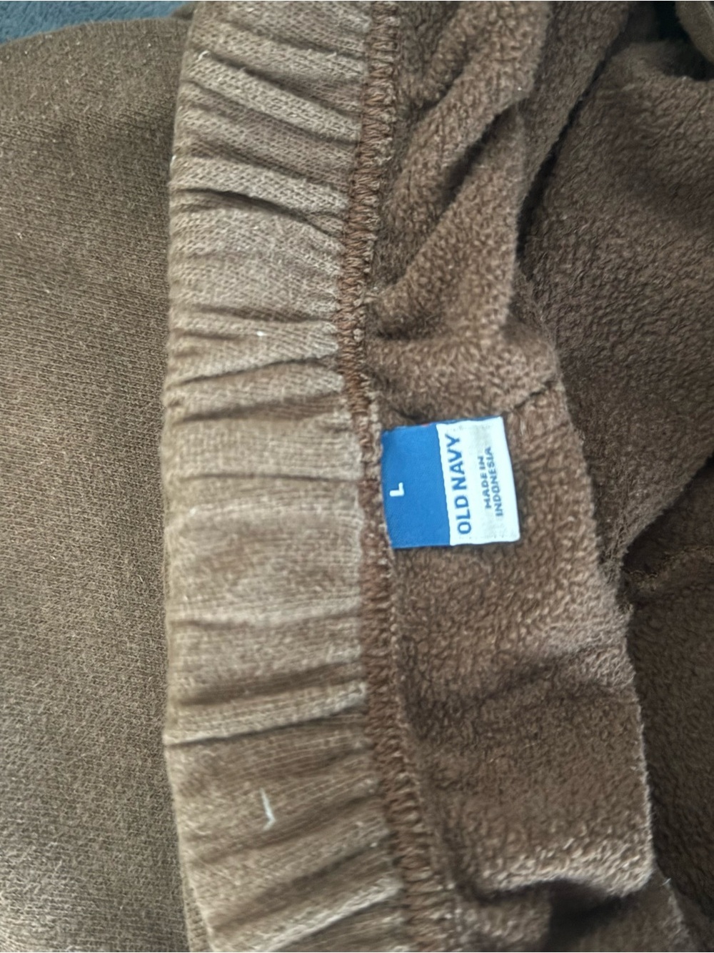 Old Navy Brown Fleece Hooded Jogger Set - Picture 5 of 5